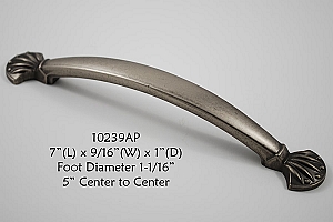 Residential Essentials 10239 Cabinet Pull in Aged Pewter