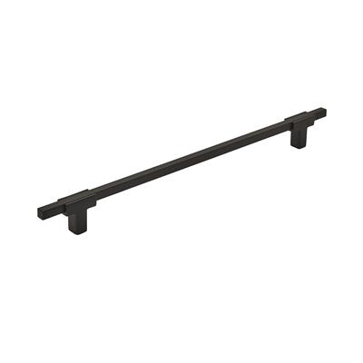 Amerock Urbanite 10-1/16 Inch cc Cabinet Pull Matte Black