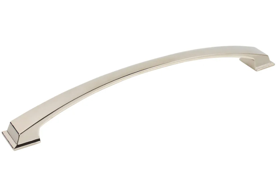 Hardware Resources 12" CC Polished Nickel Arched Roman Appliance Handle