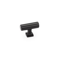 Schaub Haniburton 1/2 inch Diameter Round T-Pull in Matte Black