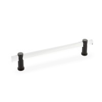 Schaub Lumiere 8 inch cc Pull Acrylic Oil Rubbed Bronze