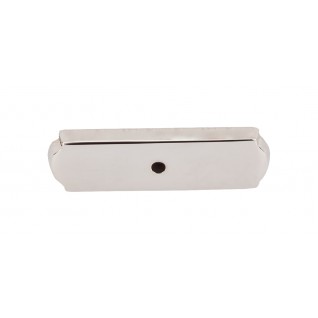 Top Knobs M2010 Aspen II Rectangle Backplate 2 1/2 Inch Polished Nickel