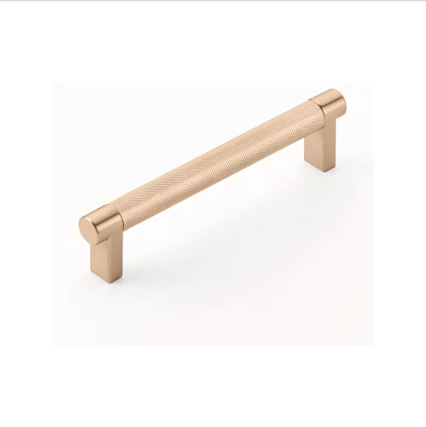 Emtek 5 Inch C to C Select Series Pull - Knurled Bar