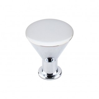 Top Knobs M586 Nouveau II 1 3/16 Inch Cabinet Knob Polished Chrome