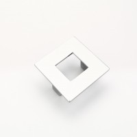 Schaub Finestrino 64mm CC Flared Rectangle Cabinet Pull in Polished Chrome