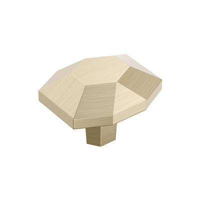 Amerock St. Vincent 1-5/8 Inch cc Rectangle Cabinet Knob Golden Champagne
