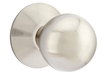Emtek Orb Modern Door Knob with Modern Rosette