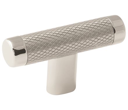Amerock Esquire 2 5/8 Inch Cabinet Knob Polished Nickel/Stainless Steel