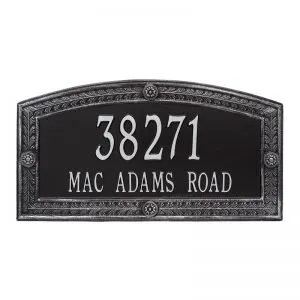 Whitehall Personalized Hamilton Plaque - Estate - Lawn - 2 line