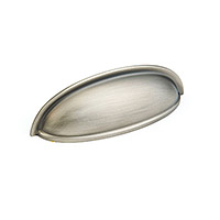 Schaub Traditional Design Cup Pull 4 5/8 inch cc Antique Nickel