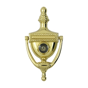 Deltana Solid Brass Victorian Rope Door Knocker-Viewer