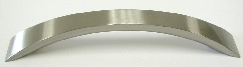 Top Knobs M1146 Nouveau Crescent Flair Pull 5 1/16 Inch CC Brushed Satin Nickel