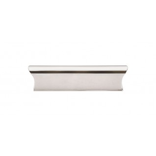 Top Knobs TK553PN Glacier Pull 3 Inch Cabinet Pulls Polished Nickel