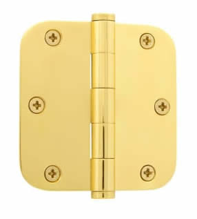 Grandeur 3 1/2 inch Button Tip Hinge with 5/8 inch Radius Corners