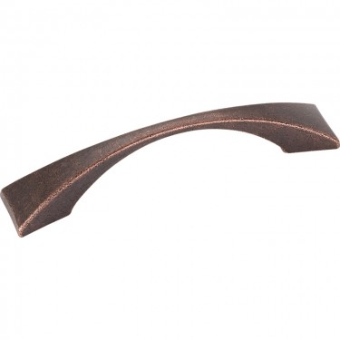 Hardware Resources Glendale 96mm CC Cabinet Pull - Distressed Oil-Rubbed Bronze