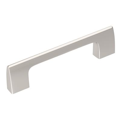 Amerock Riva 3-3/4 Inch cc Cabinet Pull Polished Nickel