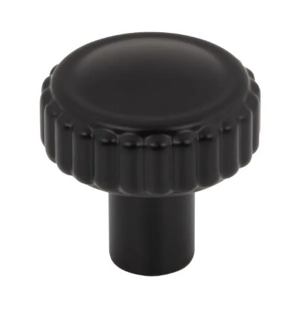 Top Knobs Holden 1 1/4 Inch Knob Flat Black