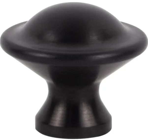 Atlas Homewares Torrance Knob 1 1/8 Inch Matte Black