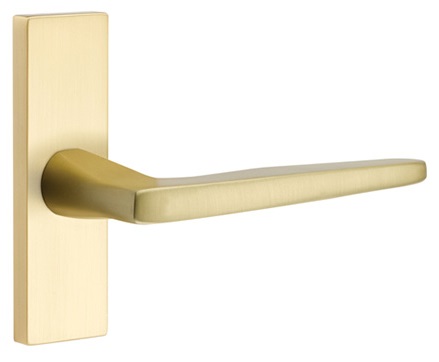 Emtek Hermes Lever with 1.5" x 5" Stretto Rosette