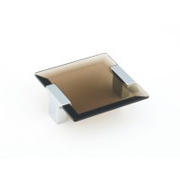 Schaub Positano 64 mm CC Smoke Cabinet Pull in Polished Chrome