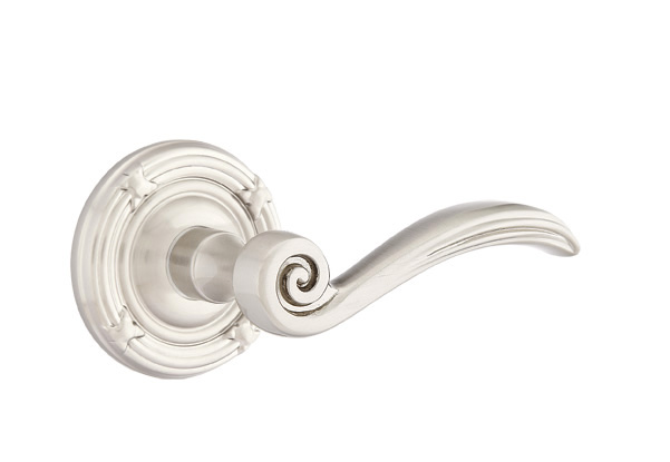 Emtek Elan Lever with Ribbon & Reed Rosette