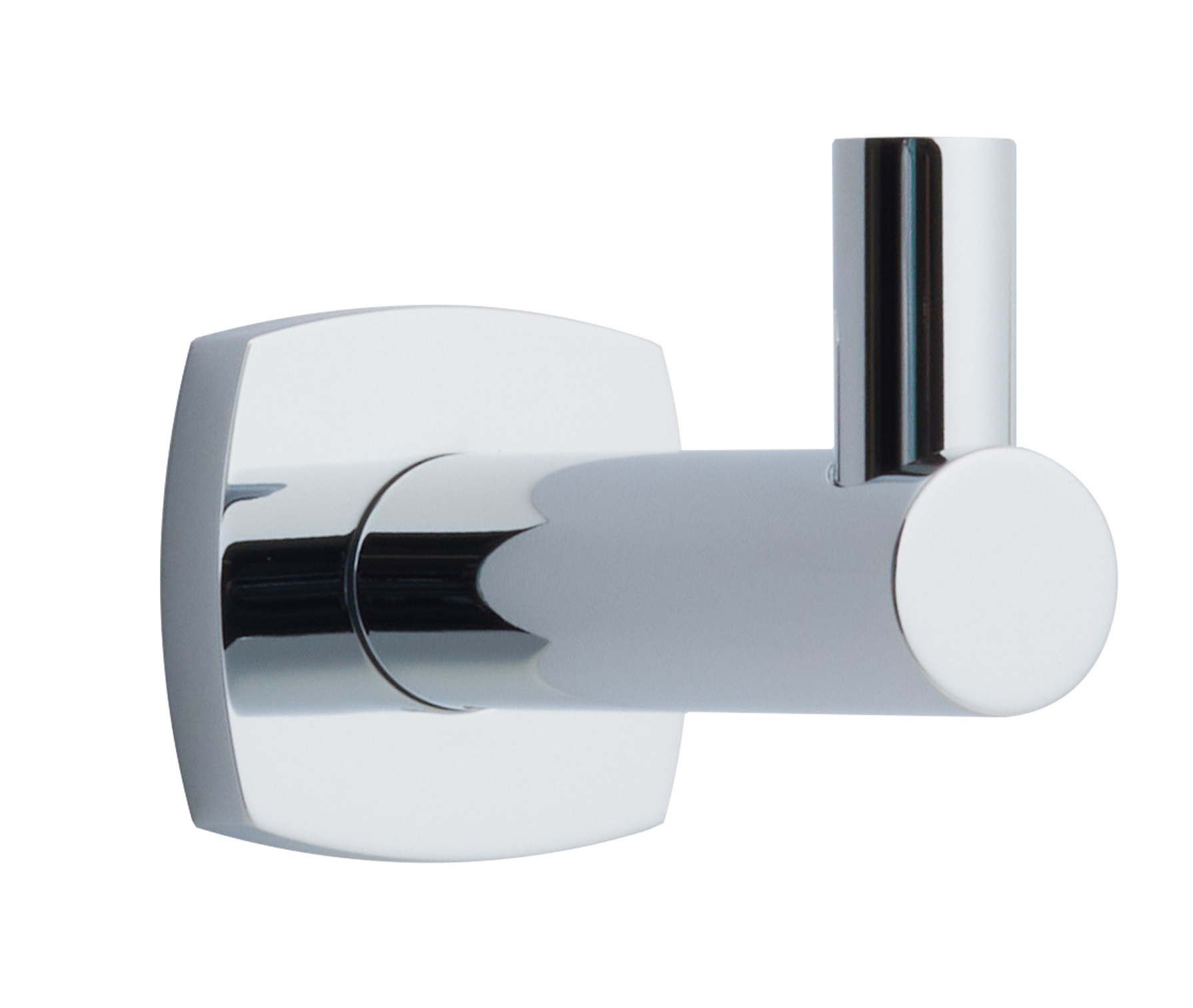 Emtek Select Single Hook Round Stem with Smooth Tip (Multiple Rosette Options)
