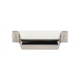 Top Knobs TK772PN Channing 2 3/4 inch CC Cup Pull Polished Nickel