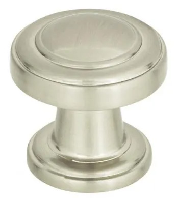Atlas Homewares Bronte Knob 1 1/8 Inch Brushed Nickel