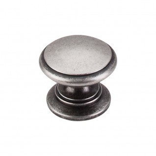 Top Knobs M354 Ray 1 1/4 Inch Cabinet Knob Antique Pewter