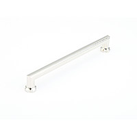Schaub Empire 8 inch CC Cabinet Pull in Polished Nickel