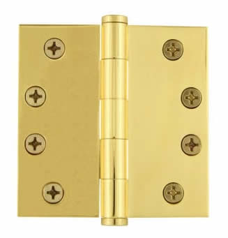 Grandeur 4 inch Button Tip Hinge with Square Corners (Heavy Duty)