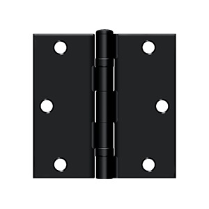 Deltana 3 1/2 Inch x 3 1/2 Inch Square Hinge, Ball Bearing Pair