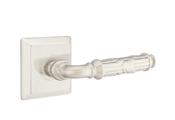 Emtek Ribbon & Reed Lever with Quincy Rosette