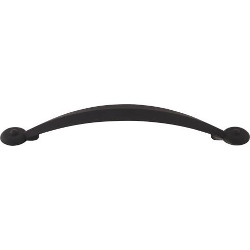 Top Knobs M1679 Angle Pull 5 1/16 Inch CC Flat Black