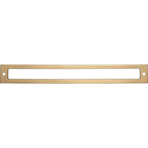 Top Knobs TK928HB Hollin Backplate 8 13/16 Inch CC Honey Bronze