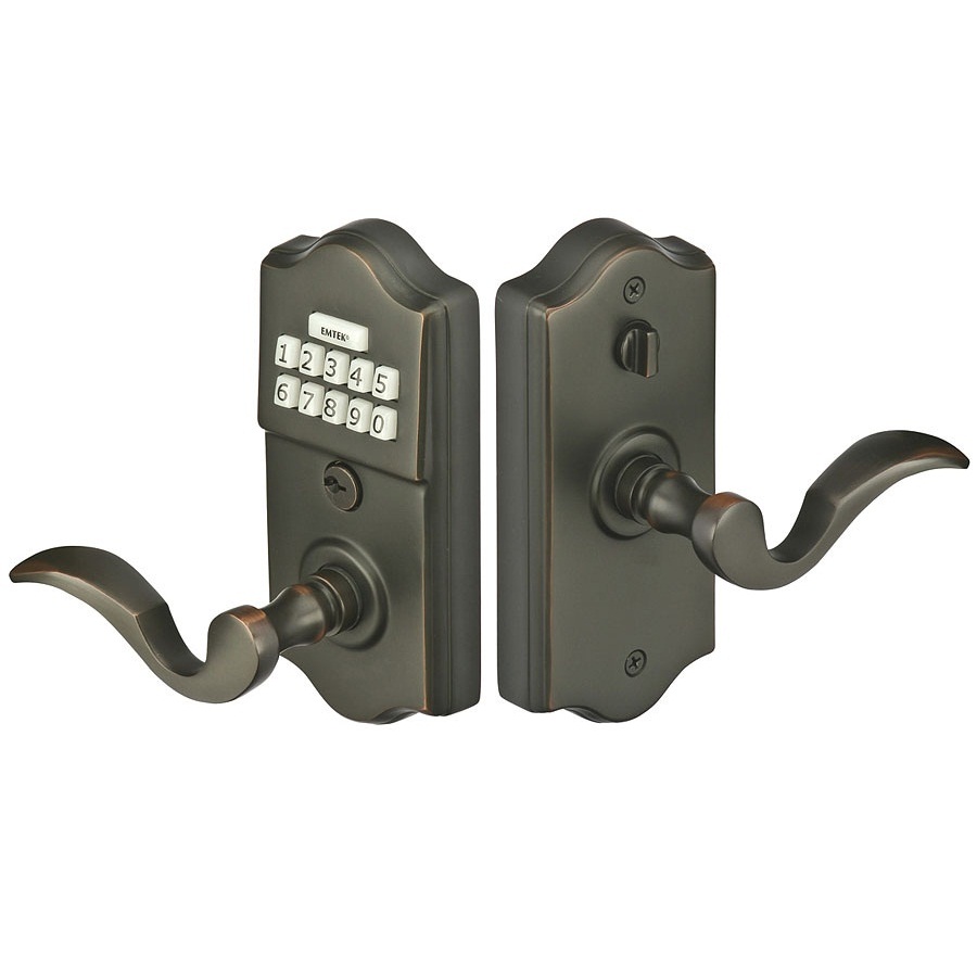 Emtek Classic Keyless Leverset - Brass Series Passage Function E2000