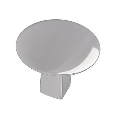 Amerock Riva 1-1/4 Inch cc Cabinet Knob Polished Chrome