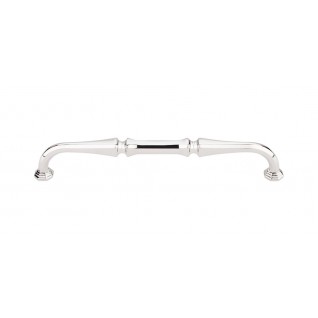 Top Knobs TK343PN Chalet Pull 7 Inch CC Polished Nickel