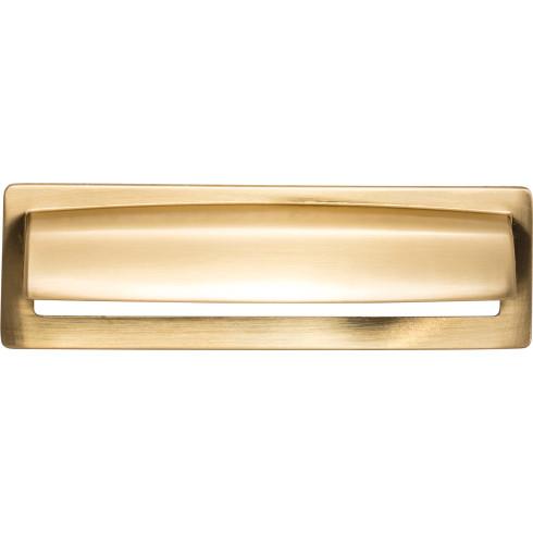Top Knobs TK938HB Hollin Cup Pull 5 1/16 Inch CC Honey Bronze