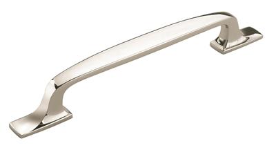 Amerock Highland Ridge 6-5/16 Inch cc Cabinet Pull Polished Nickel