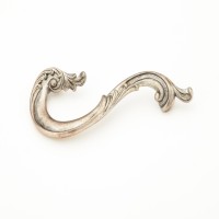 Schaub French Court 3 1/2 inch CC Left Handed Pull in Monticello Silver