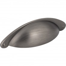 Hardware Resources Lyon 3 inch CC Cup Pull in Brushed Pewter