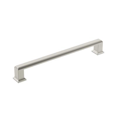 Amerock Appoint 7 9/16 Inch C to C Cabinet Pull Satin Nickel