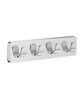 Smedbo Ice Quadruple Towel Hook - Polished Chrome