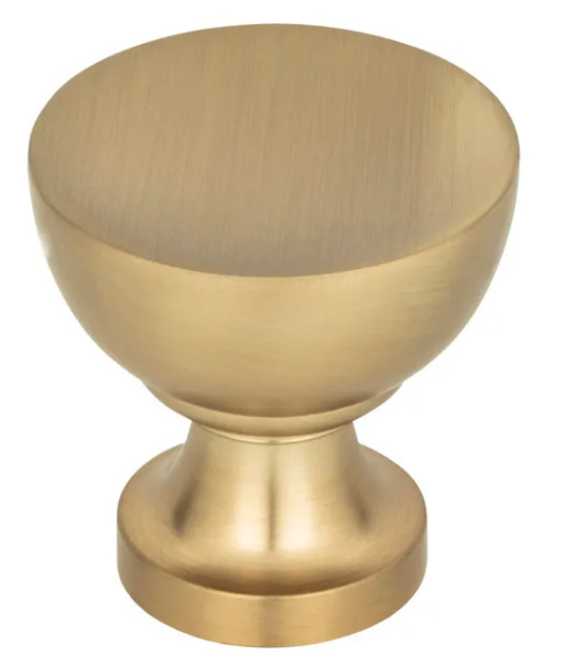 Atlas Homewares Shelley Round Knob 1 1/4 Inch Champagne