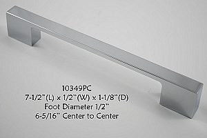 Residential Essentials 10349 Polished Chrome Cabinet Pull