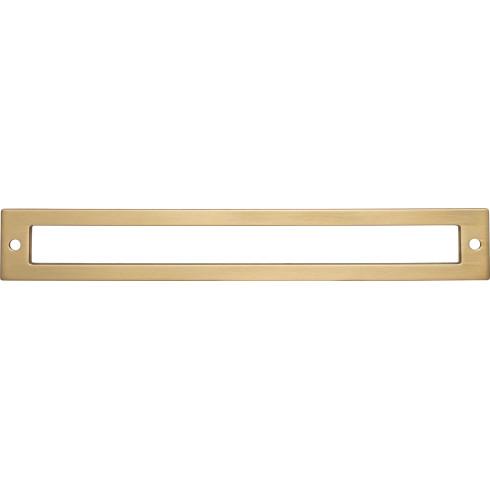 Top Knobs TK927HB Hollin Backplate 7 9/16 Inch CC Honey Bronze