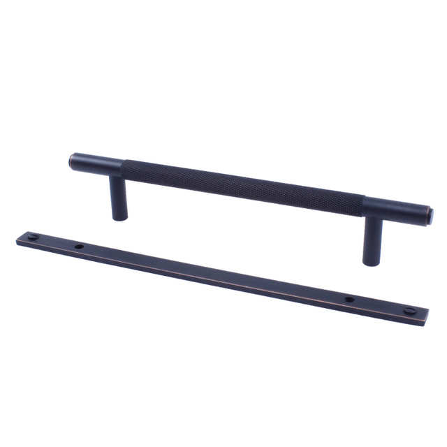 Century Diamond Knurling 128mm CC Pull in Oil Rubbed Bronze