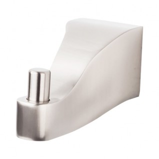 Top Knobs AQ1BSN Aqua Towel or Robe Hook Brushed Satin Nickel