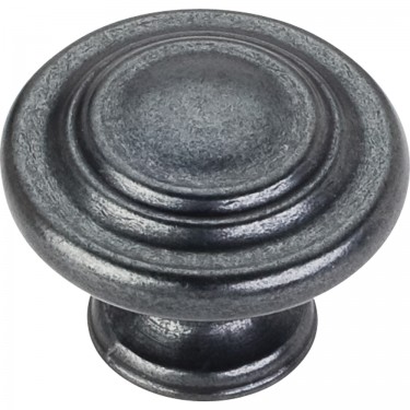 Hardware Resources Arcadia 1-1/4 Inch Cabinet Knob - Gun Metal